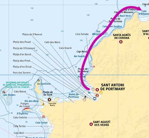 jet ski tour to cala daubarca