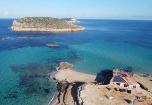 cala comte Ibiza aereal -@Arturo Castro