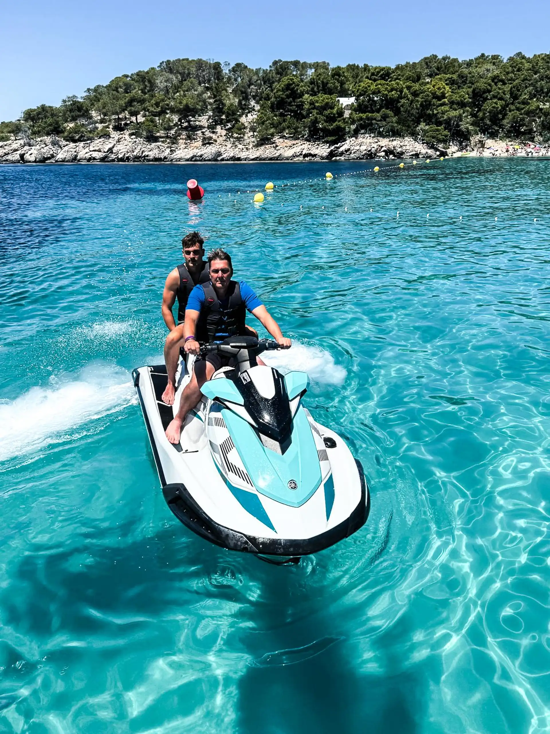 ibiza jet ski tour from san antonio to cala salada