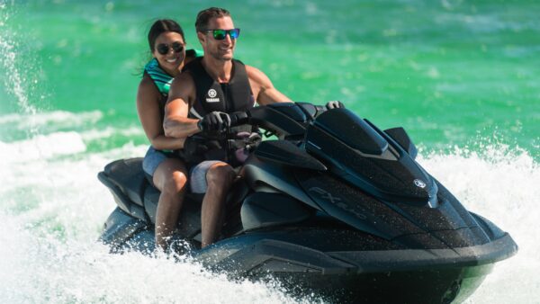 Yamaha FX SVHO Black Solid jet ski rental in Ibiza, San Antonio