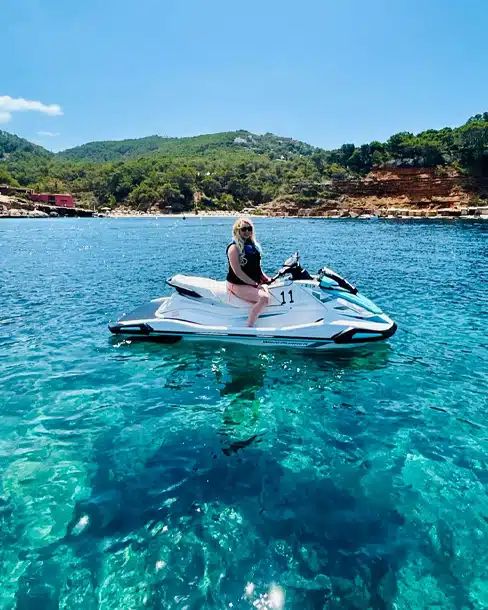 jet ski to cala salada from san antonio